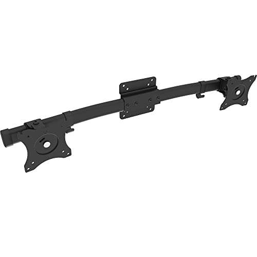 VIVO Dual-VESA-Halterungsadapter, horizontale Montagehalterung für 2 Monitor-Bildschirme bis 68,6 cm (27 Zoll), MOUNT-VW02A von VIVO