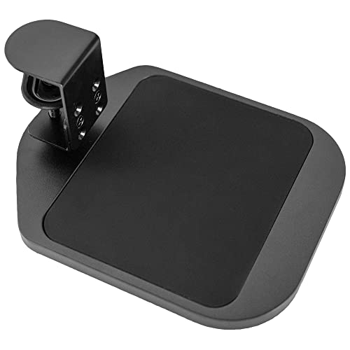 VIVO MOUNT-MS01B Computer-Mauspad und Gerätehalter aus Holz, zum Aufklemmen, verstellbar, für Schreibtische bis zu 5,1 cm (2 Zoll) Desktops, Schwarz von VIVO