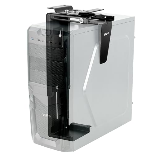 VIVO MOUNT-PC01 Verstellbare PC-Halterung für Schreibtisch und Wand, Computergehäuse-Halterung mit Drehgelenk und sicherer Verriegelung, schwarz, MOUNT-PC01 VIVO MOUNT-PC01 Verstellbare PC-Halterung für Schreibtisch und Wand, Computergehäuse-Halterung mit Drehgelenk und sicherer Verriegelung, schwarz, MOUNT-PC01 von VIVO