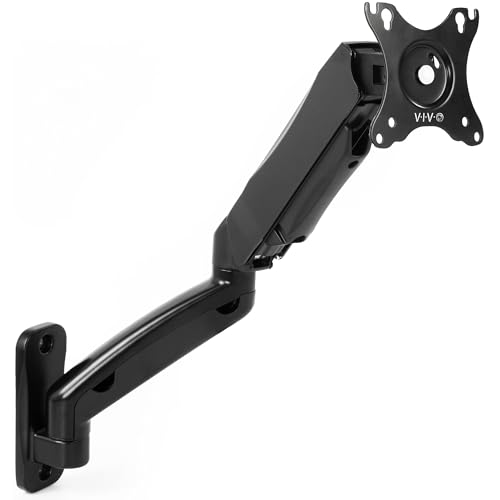 VIVO MOUNT-V001G Höhenverstellbare, pneumatische, verlängerte Arm, Einzel-Monitorwandhalterung, voll beweglich, passend für 43,2 bis 27 Zoll Bildschirm, Schwarz VIVO MOUNT-V001G Höhenverstellbare, pneumatische, verlängerte Arm, Einzel-Monitorwandhalterung, voll beweglich, passend für 43,2 bis 27 Zoll Bildschirm, Schwarz von VIVO