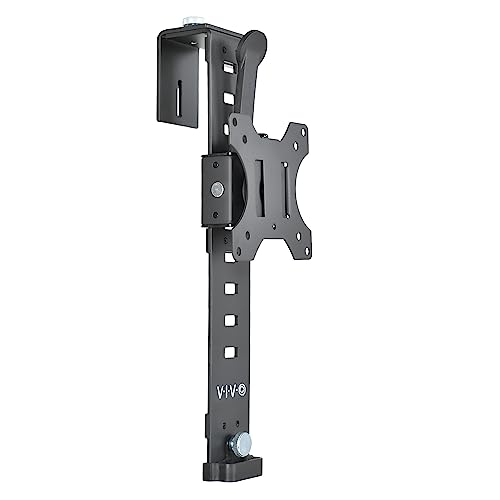 VIVO Mount-CUB1 VESA-Monitorhalterung mit Verstellbarer Klemme für 43,2 bis 81,3 cm (17 bis 32 Zoll) große Bildschirme, Schwarz von VIVO