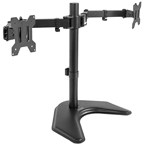 VIVO STAND-V032F Dual-LED-LCD-Monitorhalterung, freistehender Schreibtischständer für 2 Bildschirme bis 81,3 cm, robuste, voll verstellbare Arme mit max. VESA 100 x 100 mm, Schwarz VIVO STAND-V032F Dual-LED-LCD-Monitorhalterung, freistehender Schreibtischständer für 2 Bildschirme bis 81,3 cm, robuste, voll verstellbare Arme mit max. VESA 100 x 100 mm, Schwarz von VIVO