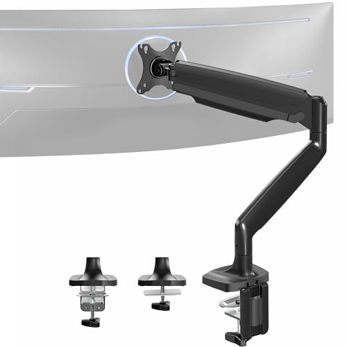 VIVO STAND-V110Q Premium-Aluminium-Monitorarm für ultrabreite Monitore bis zu 101,6 cm und 13,6 kg, Schreibtischhalterung, pneumatische Höhe, max. VESA 100 x 100, Schwarz VIVO STAND-V110Q Premium-Aluminium-Monitorarm für ultrabreite Monitore bis zu 101,6 cm und 13,6 kg, Schreibtischhalterung, pneumatische Höhe, max. VESA 100 x 100, Schwarz von VIVO