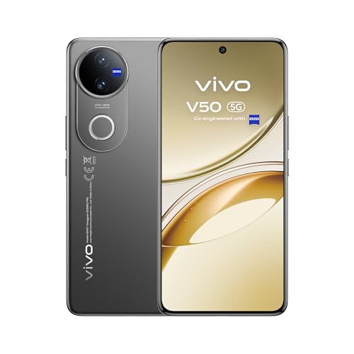 VIVO V50 5G Smartphone, 12 GB + 512 GB, Professionelle 50+50 MP ZEISS Kameras, 4K-Video, 5260 mAh Akku, 90W Schnellladung, 6,77″ Ultra-Slim Quad Curved AMOLED Display, IP68+IP69 Staub & wasserdicht VIVO V50 5G Smartphone, 12 GB + 512 GB, Professionelle 50+50 MP ZEISS Kameras, 4K-Video, 5260 mAh Akku, 90W Schnellladung, 6,77″ Ultra-Slim Quad Curved AMOLED Display, IP68+IP69 Staub & wasserdicht von VIVO