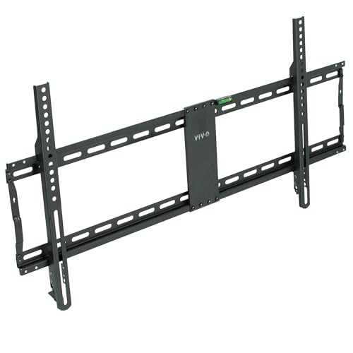 VIVO Wandhalterung für Fernseher mit Einer Bildschirmdiagonale von 109 bis 228,6 cm (43 bis 90 Zoll), sehr robust, für VESA, Schwarz, MOUNT-VW090F von VIVO