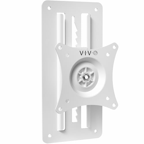 VIVO Wandhalterung für stehende Arbeitsplätze, höhenverstellbar, für 1 Bildschirm mit max. VESA 100 x 100 mm, Weiß, MOUNT-VW01AW von VIVO