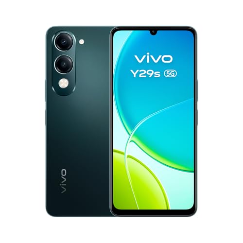 VIVO Y29s 5G Smartphone ohne Vertrag, 6G+256G, 6.74” LCD Display, 90Hz Bildwiederholfrequenz, 50MP Hauptkamera, 5150 mAh Akku, IP64, Dual SIM, microSD, Ultrahelle Taschenlampe, AI Handy mit Android VIVO Y29s 5G Smartphone ohne Vertrag, 6G+256G, 6.74” LCD Display, 90Hz Bildwiederholfrequenz, 50MP Hauptkamera, 5150 mAh Akku, IP64, Dual SIM, microSD, Ultrahelle Taschenlampe, AI Handy mit Android von VIVO