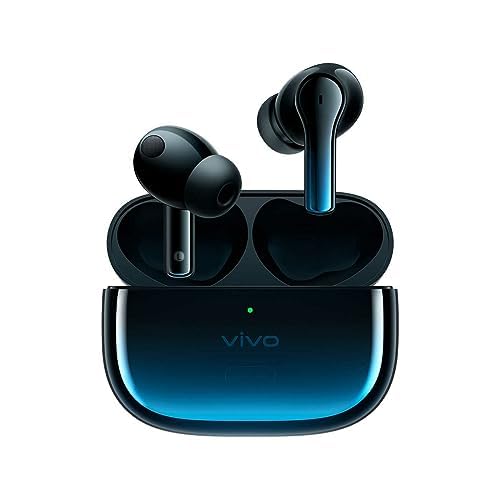 vivo TWS 2 ANC Kopfhörer - Kopfhörer, kabellos, Blau (Starry Blue) von VIVO