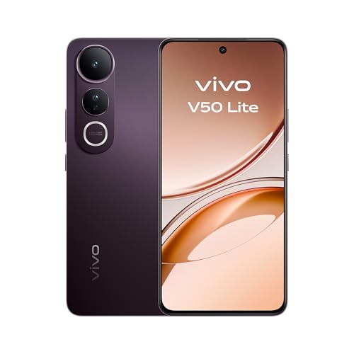 vivo V50 Lite 4G Smartphone, 8G+256G, 6,77" 120Hz P-OLED-Bildschirm, 50MP Sony Hauptkamera, Aura Light, 5200 mAh Akku, 90W FlashCharge, IP65, 400% Lautstärke & Dual-Stereo-Lautsprecher, Dual Sim Handy vivo V50 Lite 4G Smartphone, 8G+256G, 6,77" 120Hz P-OLED-Bildschirm, 50MP Sony Hauptkamera, Aura Light, 5200 mAh Akku, 90W FlashCharge, IP65, 400% Lautstärke & Dual-Stereo-Lautsprecher, Dual Sim Handy von VIVO
