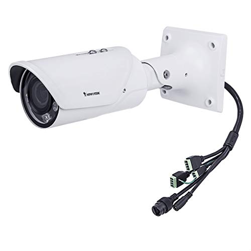 Vivotek 21191930 IB8377-HT Bullet IP Kamera 4MP, WDR Pro, POE, 2,8~12mm, IP66, IK10, Weiß von VIVOTEK