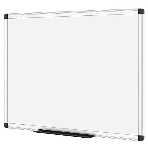 VIZ-PRO Magnetisches Whiteboard 120 x 90 cm Trocken abwischbare Tafel für Zuhause Küche Büro Wandtafeln von VIZ-PRO