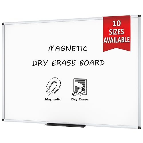 VIZ-PRO Whiteboard - mit Alurahmen, magnetisch - 150 x 90 cm von VIZ-PRO