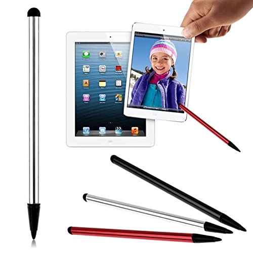 3 Pack Kapazitiver und resistiver Stiftstift, universeller hochempfindlicher und präziser Disc -Tipps Touchscreen -Stift, 2 in 1 Touchscreen -Stift für iPhone iPad Samsung Tablet Phone PC von VJK