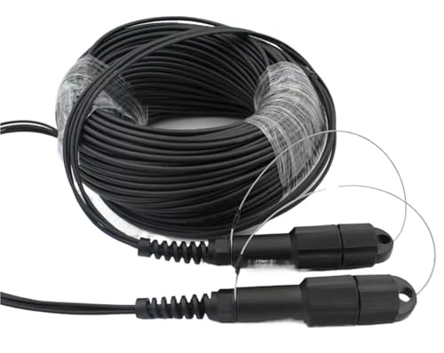 VJSUWI 10 m 4 Adern Outdoor TPU LC-LC Glasfaser-Patchkabel 5 mm wasserdicht SM LSZH Gepanzertes CPRI-Kabel Singlemode FTTH FTTA Jumper 10 m(SC-SC LSZH) von VJSUWI