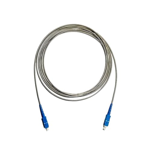VJSUWI 1C gepanzerte optische Patchkabel 1M-10M LC SC FC ST EINE 2M 3-M 5M 7M 1 Core singlemode SM Kabel ftth Jumper Single Fiber FTTH(2m 10pcs,SC-SC) von VJSUWI