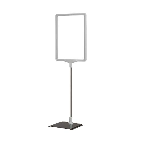 3x Plakatständer „Serie A” | Rahmenfarbe: grau ähnl. RAL 7035; Plakateinlegeformat: DIN A3 von VKF Renzel
