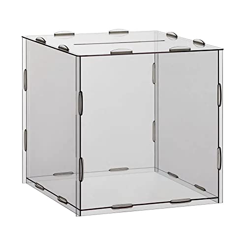 Losbox „Nigella“ 250 x 250 mm/Acrylbox/Spendenbox/Einwurfbox/Aktionsbox/Sammelbox von VKF Renzel