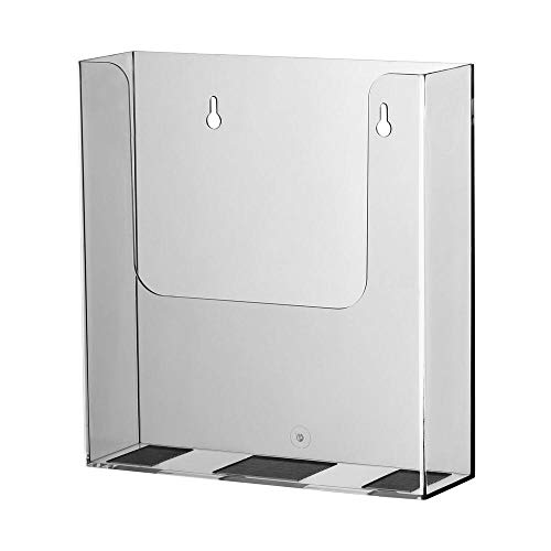 VKF Renzel 5x Prospekthänger „Elbe“ mit großer Fülltiefe | Material: Polystyrol; Farbe: glasklar; Format: DIN A4; Ausrichtung: Hochformat; Fülltiefe: 64 mm von VKF Renzel