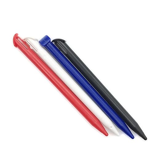 12 STÜCKE New Schwarz Weiß Rot Blau Touch Pen Stylus for Nintendo New 3DS LL / 3DS XL 2015 (Color : Mixed Color) von VKMKV