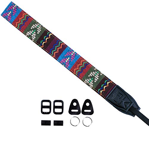 VKO Vintage Bohemian Schultergurt Verstellbarer Kamera Tragegurt Universal Kameragurt geeignet für DSLR SLR Kameras von VKO