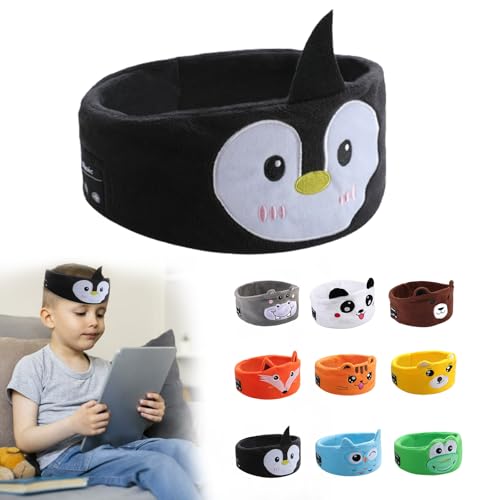 Kabelloser Schlaf-Kopfband-Kopfhörer, Cartoon-Kopfhörer für Kinder, Bluetooth V5.0, ultradünner Lautsprecher, einstellbare Lautstärke, HiFi-Stereo, für elastisches Stirnband, Geschenk für Kinder Kabelloser Schlaf-Kopfband-Kopfhörer, Cartoon-Kopfhörer für Kinder, Bluetooth V5.0, ultradünner Lautsprecher, einstellbare Lautstärke, HiFi-Stereo, für elastisches Stirnband, Geschenk für Kinder von VKTY