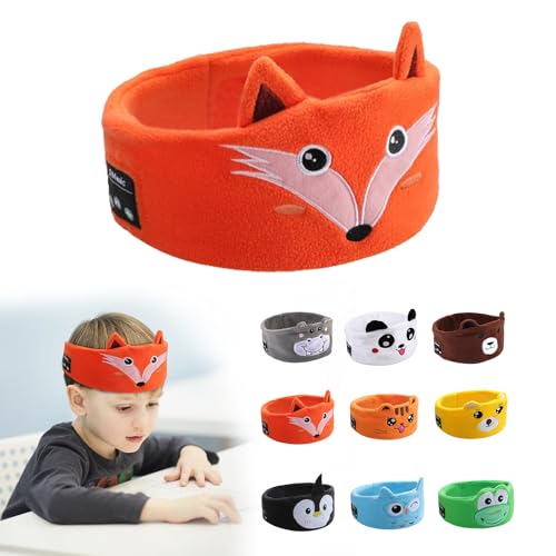 Kabelloser Schlaf-Kopfband-Kopfhörer, Cartoon-Kopfhörer für Kinder, Bluetooth V5.0, ultradünner Lautsprecher, einstellbare Lautstärke, HiFi-Stereo, für elastisches Stirnband, Geschenk für Kinder Kabelloser Schlaf-Kopfband-Kopfhörer, Cartoon-Kopfhörer für Kinder, Bluetooth V5.0, ultradünner Lautsprecher, einstellbare Lautstärke, HiFi-Stereo, für elastisches Stirnband, Geschenk für Kinder von VKTY