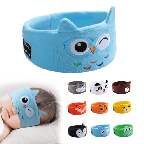 Kabelloser Schlaf-Kopfband-Kopfhörer, Cartoon-Kopfhörer für Kinder, Bluetooth V5.0, ultradünner Lautsprecher, einstellbare Lautstärke, HiFi-Stereo, für elastisches Stirnband, Geschenk für Kinder Kabelloser Schlaf-Kopfband-Kopfhörer, Cartoon-Kopfhörer für Kinder, Bluetooth V5.0, ultradünner Lautsprecher, einstellbare Lautstärke, HiFi-Stereo, für elastisches Stirnband, Geschenk für Kinder von VKTY