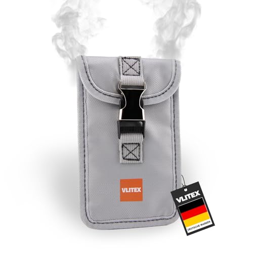 VLITEX Kleine Brandschutz Tasche | 3 Feuerfeste Lagen | Ladetasche für Handy, Powerbank, Smartwatch, Bluetooth Kopfhörer, Smartphone usw. | Lithium Ionen Akku Batterie sicher Aufladen und aufbwahren VLITEX Kleine Brandschutz Tasche | 3 Feuerfeste Lagen | Ladetasche für Handy, Powerbank, Smartwatch, Bluetooth Kopfhörer, Smartphone usw. | Lithium Ionen Akku Batterie sicher Aufladen und aufbwahren von VLITEX
