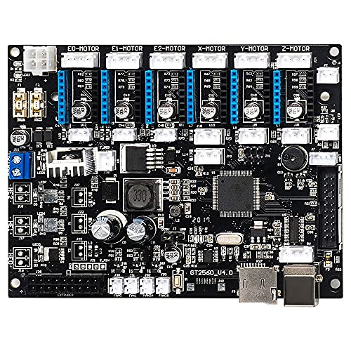 GT2560 V4.0 Motherboard neue Version für A10, A10M, A10T, A20, A20M und A20T 3D-Drucker (Farbe: Deutschland, Größe: für A10M) von VLIZO