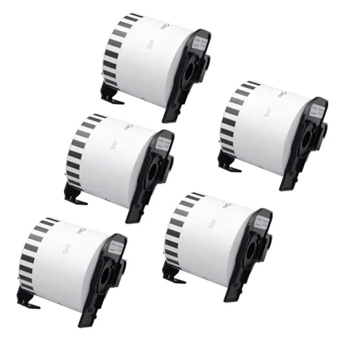 5 Rollen kompatible DK-11234 DK-11247 DK-22211 DK-22212 DK-11209 Thermal-Etikettpapier Kompatibel mit QL-1100 1050N 720NW 800 810W 820 NWB 1115NWB(5 Rolls DK-11209) von VMHPMLGV
