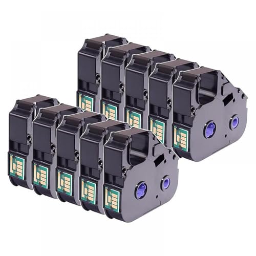 VMHPMLGV 5/20pcs kompatibel Kompatibel mit Druckermodelle MK2600 MK2500 MK2100 MK2000 MK1500 MK1100 Mark 1 Pro M-11c M-1std LB-200BK MK-RS100B PT-200BK(10pcs) von VMHPMLGV