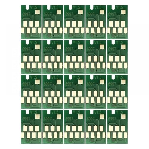 VMHPMLGV Kompatibler T6997 Wartungstankchip Kompatibel mit Surecolor P6000 P6050 P7000 P7080 P8000 P8080 P9000 P9070 Abfall -Tank -Chip -Pack von 10(20 pcs) von VMHPMLGV