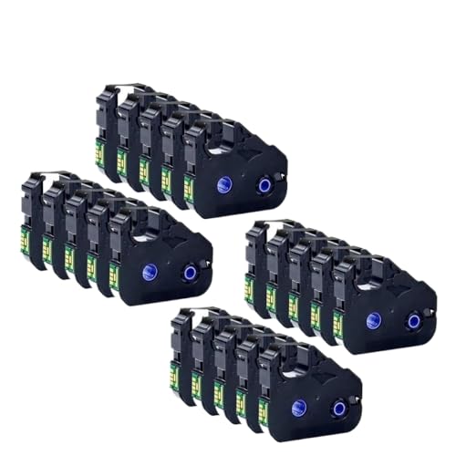 VMHPMLGV LB-200BK Ribbon kompatibel mit Etikettendruckern M-1STD M-1pro C-510T 210T 210E 500T 200e 100T in Packungen von 5 bis 40 Stück(LB-200BK 20pcs) von VMHPMLGV