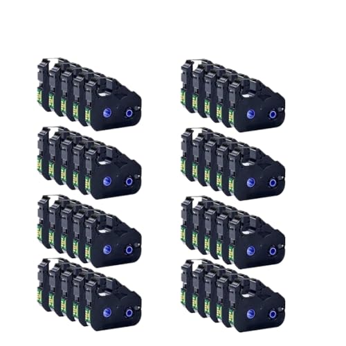 VMHPMLGV LB-200BK Ribbon kompatibel mit Etikettendruckern M-1STD M-1pro C-510T 210T 210E 500T 200e 100T in Packungen von 5 bis 40 Stück(LB-200BK 40pcs) von VMHPMLGV