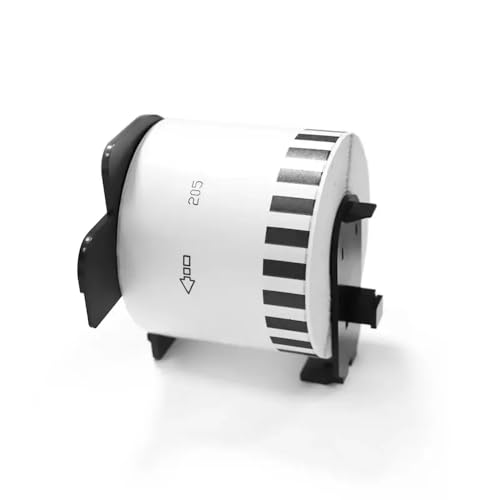 VMHPMLGV Thermalpapier Selbstklebender Etikett mit QL1060N QL1050 QL1050N-Modellen DK-11209 DK-22210 DK-22205 DK-11241 kompatibel(DK-11202 62mm 100m) von VMHPMLGV