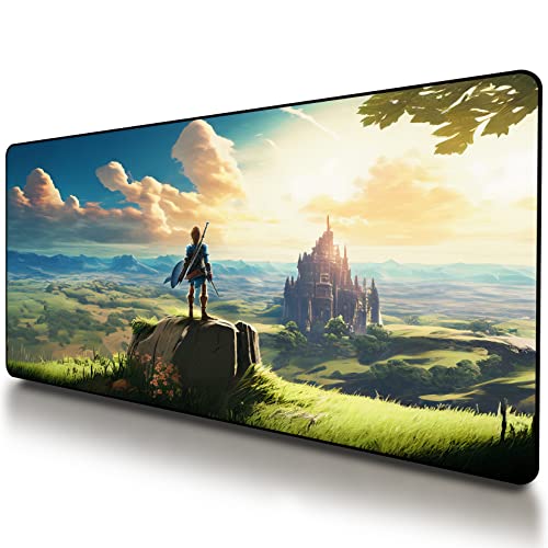 Zelda XXL Gaming Mouse Pad Extra Large Extended Non Slip Mouse Pad - Keyboard and Mouse Desk Pad, Anime Gaming Mouse Mat for Computer 31.5 x 15.7 in von VNDL