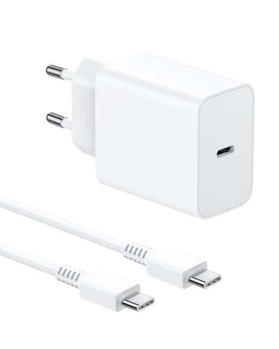 USB C Ladegerät 45W, Schnellladegerät mit 2M Ladekabel für Samsung Galaxy S24 S23 S22 S21 S20 Plus/Ultra/FE/Z Fold/Note20/10 A55 A54 A53 A52 A51 A71 A30 USBC Fast Charger Adapter Ladestecker Netzteil von VNOOK