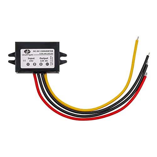 VOANZO 12V-Regler 24V bis 12V 3A DC-Konverter Auto-Spannungsregler für Fahrzeugsicherheitssysteme Medizinische Geräteinstrumente von VOANZO