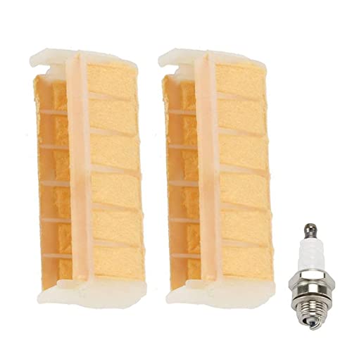 VOANZO Gasbetriebene Kettensägen-Teile-Set, 2 Stück, Luftfilter mit Zündkerze für Stihl 021 023 025 MS210 MS230 MS250 1123 120 1613 VOANZO Gasbetriebene Kettensägen-Teile-Set, 2 Stück, Luftfilter mit Zündkerze für Stihl 021 023 025 MS210 MS230 MS250 1123 120 1613 von VOANZO