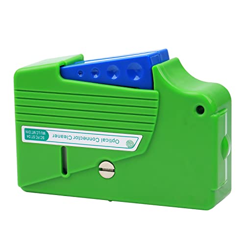 VOANZO Glasfaser-Reinigungskassette, Glasfaser-Werkzeuge für LC/SC/FC/ST/MU-Schnittstelle, Grün VOANZO Glasfaser-Reinigungskassette, Glasfaser-Werkzeuge für LC/SC/FC/ST/MU-Schnittstelle, Grün von VOANZO