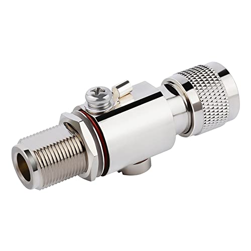 VOANZO Koaxial-Lightning-Arrester, N-Stecker auf N-Buchse, 50 Ohm, DC 0–6 GHz, für 3G, 4G, LTE, 5G, GPS etc VOANZO Koaxial-Lightning-Arrester, N-Stecker auf N-Buchse, 50 Ohm, DC 0–6 GHz, für 3G, 4G, LTE, 5G, GPS etc von VOANZO