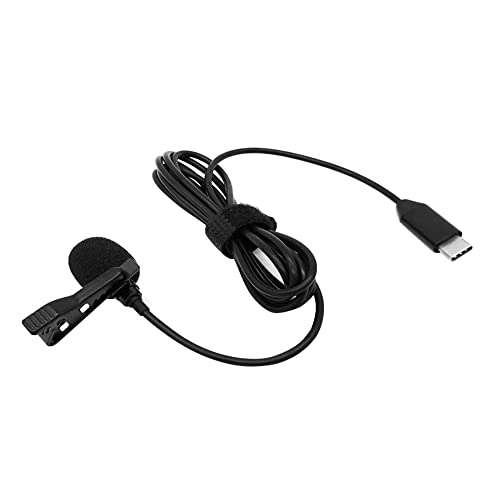 VOANZO Mikrofon kompatibel mit Insta360 ONE X2 USB Typ C unidirektionaler Lavalier-Clip Revers MIC von VOANZO