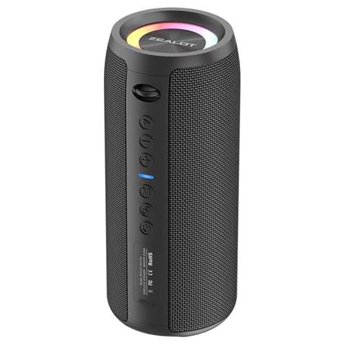 VOBOR Bluetooth Lautsprecher Wasserdicht IPX7 6000mAh Akku Lange Batterielife Tragbarer Subwoofer mit Lichteffekten für Outdoor Aktivitäten und Partys VOBOR Bluetooth Lautsprecher Wasserdicht IPX7 6000mAh Akku Lange Batterielife Tragbarer Subwoofer mit Lichteffekten für Outdoor Aktivitäten und Partys von VOBOR