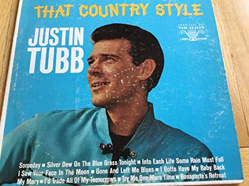 justin tubb (VOCALION 3741 LP) von VOCALION