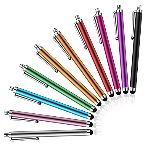 VOCIBO® Stylus Pen 10 Stück, Touchscreen Stift, Tablet Stift, Tablet Handy Touchpen für iPad mini Pro Smartphones Huawei Samsung Galaxy, 10 Farben von VOCIBO