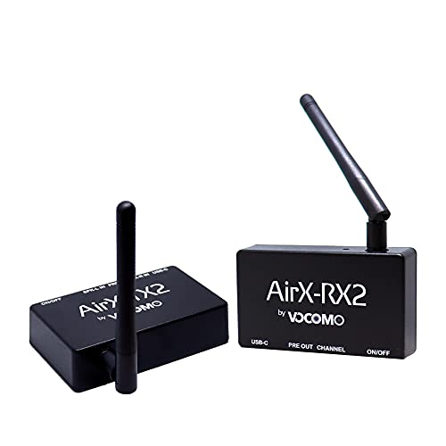 VOCOMO AirX-SubKit Hires Audio-Funksystem für Subwoofer und Aktivlautsprecher im 5.1 Heimkino von VOCOMO