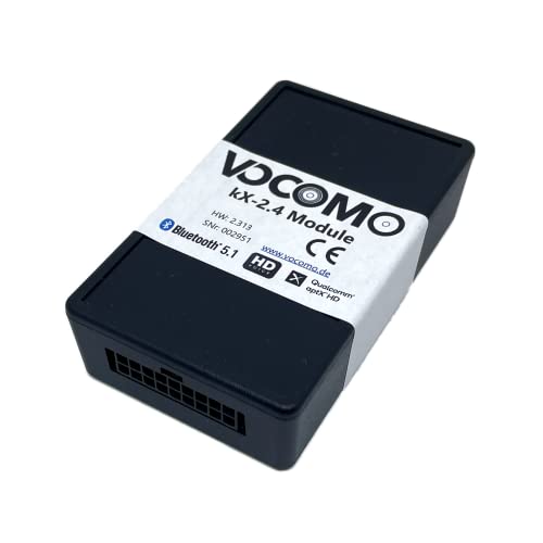 VOCOMO kX-2 V3 Bluetooth Freisprecheinrichtung passend für BMW 1er (E81,E82,E87,E88) 3er (E90,E91,E92,E93) 5/6er (E60,E61,E63,E64) Z4 (E89) X1 (E84) X5/6 (E70,E71) Mini (R55,R56,R57,R58,R59,R60,R61) von VOCOMO