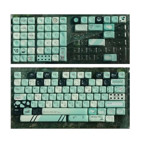 VOCUE 131Keys Tastenkappen-Set Fantasy-Farbthema für GMK67 81 87 104 108 mechanische Tastaturen von VOCUE