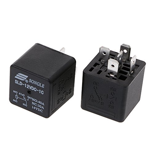 VOCUE 2 Stück SLD-12VDC-1C 1,6 W 40 A NC 5-polig Automobil VOCUE 2 Stück SLD-12VDC-1C 1,6 W 40 A NC 5-polig Automobil von VOCUE