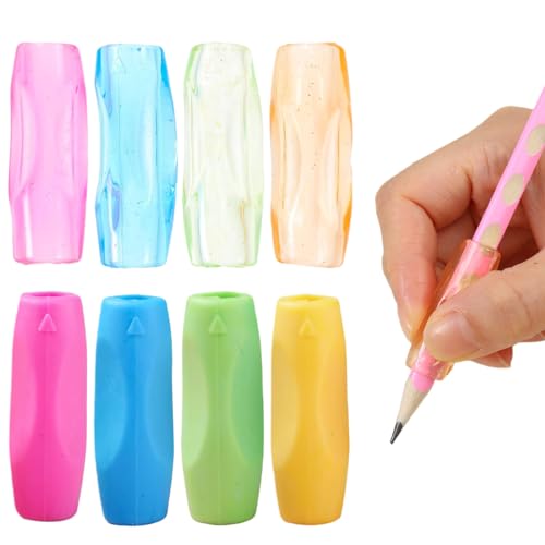 VODAFQS 8 Stück Silikon Grips Stiftehalter Bleistift Griffe Griffhalter Bleistift Schreibhilfe für Stift Kinder VODAFQS 8 Stück Silikon Grips Stiftehalter Bleistift Griffe Griffhalter Bleistift Schreibhilfe für Stift Kinder von VODAFQS